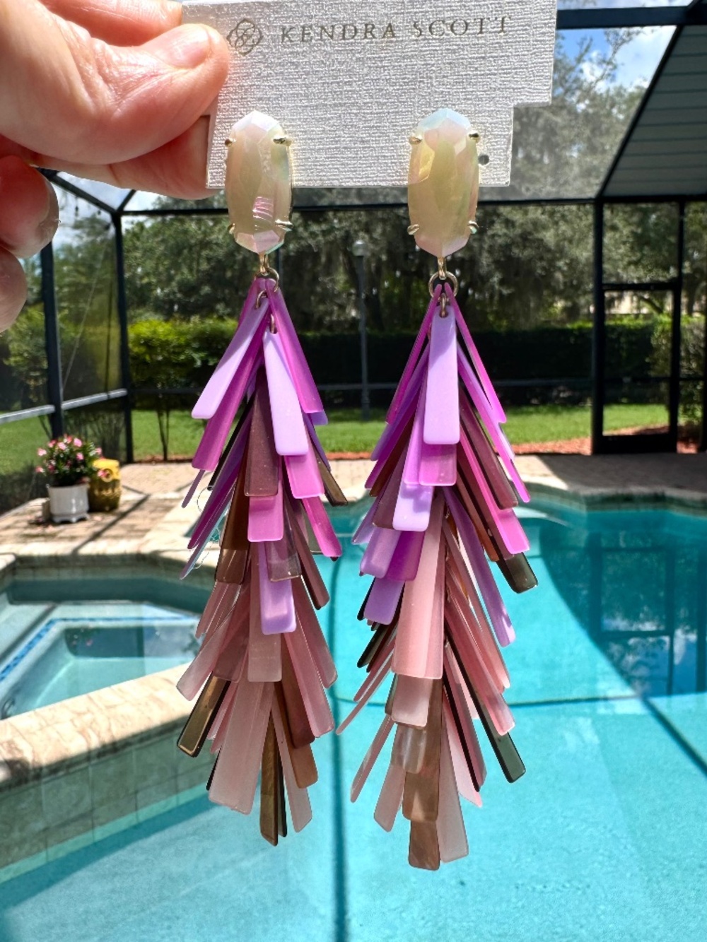 NWOT Gorgeous and Rare Justyne Cascading Earrings